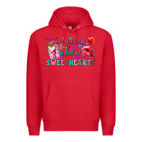 Red my class is full of sweethearts Premium Hoodie - NancyCooperArtShop
