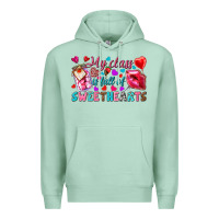 Seafoam my class is full of sweethearts Premium Hoodie - NancyCooperArtShop