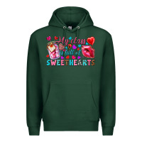 Sports Green my class is full of sweethearts Premium Hoodie - NancyCooperArtShop