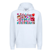 White my class is full of sweethearts Premium Hoodie - NancyCooperArtShop