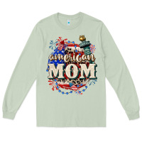 American Mom 4th Of July Long Sleeve Tee | Teevron