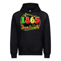 Black 1865 juneteenth Urban Hoodie - LillyAllenDesigns