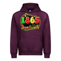 Mauve Wine 1865 juneteenth Urban Hoodie - LillyAllenDesigns