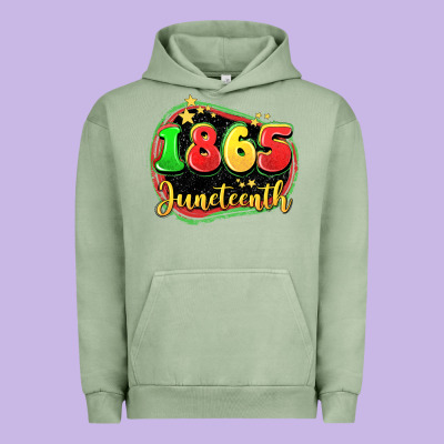 1865 Juneteenth Urban Hoodie Designed By Lillyallendesigns