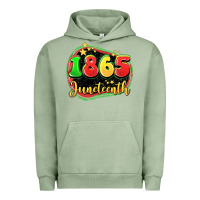 Pigment Oil Green 1865 juneteenth Urban Hoodie - LillyAllenDesigns