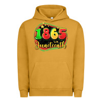 Pigment Peanut Butter 1865 juneteenth Urban Hoodie - LillyAllenDesigns
