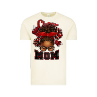 Vintage Arctic cheer mom afro messy bun Vintage Tee - texasbilliewilder