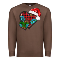 Chestnut Christmas heart gemstones leopard Premium Sweatshirt - BarkalooDesign
