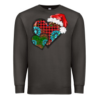 Smoke Christmas heart gemstones leopard Premium Sweatshirt - BarkalooDesign