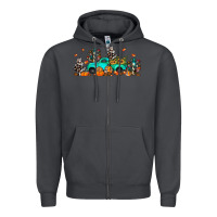 Smoke fall cactus pumpkin truck Zipper Hoodie - JahusDesignShop