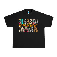Black blessed mama Urban Heavy Tee - Zillion Design Studio