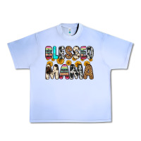 Grape Ice blessed mama Urban Heavy Tee - Zillion Design Studio