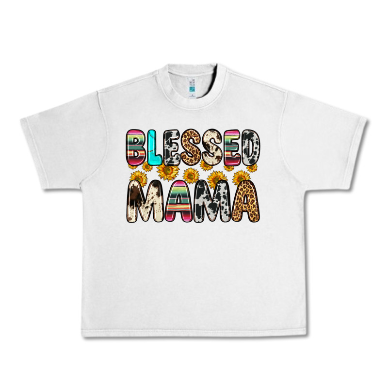 Blessed Mama Urban Heavy Tee by Zillion Design Studio | Teevron