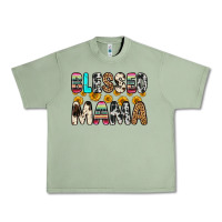 Oil Green blessed mama Urban Heavy Tee - Zillion Design Studio