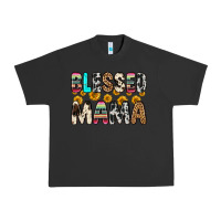 Pigment Black blessed mama Urban Heavy Tee - Zillion Design Studio