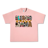 Salmon blessed mama Urban Heavy Tee - Zillion Design Studio