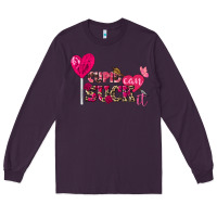 Plum cupid can suck it valentine's day Long Sleeve Tee - FaDigitalArtStudio