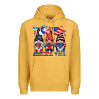 Mustard America yall Premium Hoodie - NancyCooperArtShop