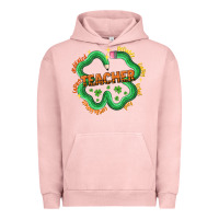 Pigment Salmon teacher st patricks day Urban Hoodie - LillyAllenDesigns