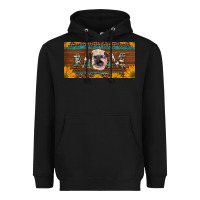 Black western heifer mom with sunflowers and turquoise license plate Heavyweight Hoodie - Artiststas