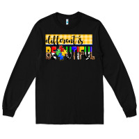 Black different is beautiful Long Sleeve Tee - AdoDesignShop