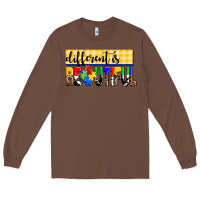 Chestnut different is beautiful Long Sleeve Tee - AdoDesignShop