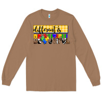 Toasted Coconut different is beautiful Long Sleeve Tee - AdoDesignShop