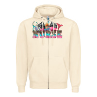 Sandshell nurse with race and oto equipment Zipper Hoodie - AdoDesignShop
