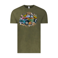 Vintage Olive vintage truck western Vintage Tee - Zillion Design Studio