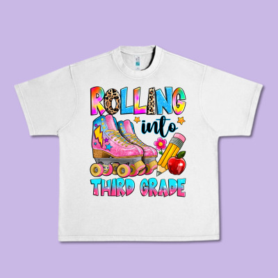 Rolling Into Third Grade Urban Heavy Tee Designed By Texasbilliewilder