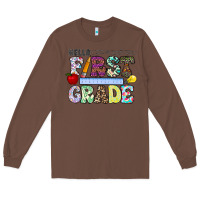 Chestnut hellofirstgrade Long Sleeve Tee - CowhideDigitalArt