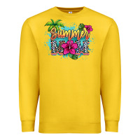 Lemon summer mom Premium Sweatshirt - NancyCooperArtShop