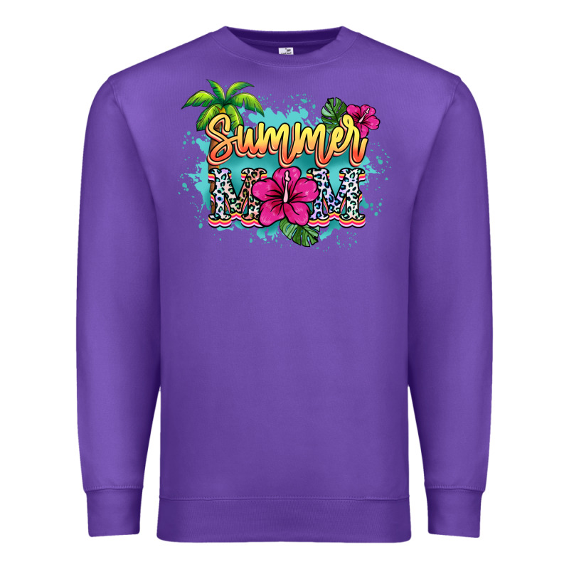 Summer Mom Premium Sweatshirt by NancyCooperArtShop | Teevron