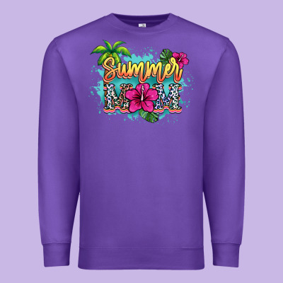 Summer Mom Premium Sweatshirt Designed By Nancycooperartshop