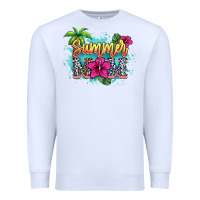 White summer mom Premium Sweatshirt - NancyCooperArtShop