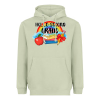 Matcha back to school hello second grade 3200x2400 Heavyweight Hoodie - AdoDesignShop