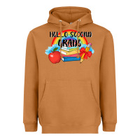 Meerkat back to school hello second grade 3200x2400 Heavyweight Hoodie - AdoDesignShop