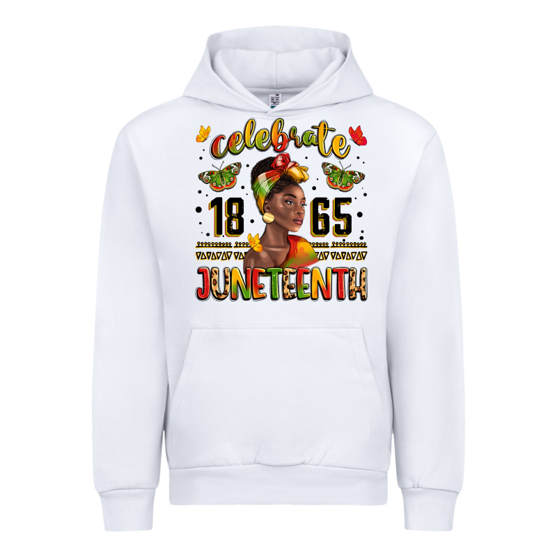 Celebrate 1865 Juneteenth With Black Woman Urban Hoodie by LillyAllenDesigns | Teevron
