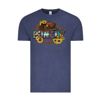 Vintage Denim punchy Vintage Tee - Zillion Design Studio