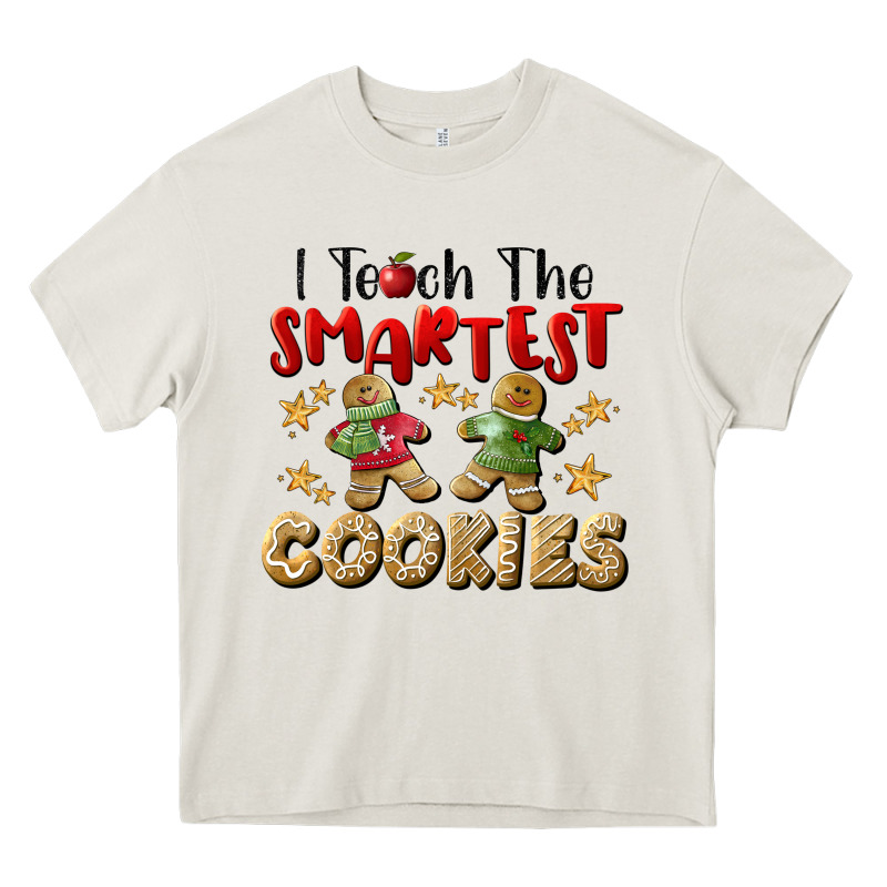 I Teach The Smartest Cookies Heavy Core Tee by LillyAllenDesigns | Teevron