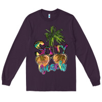 Plum salty beach Long Sleeve Tee - SublimationCraftShop