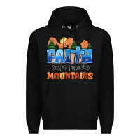 Black faith can move mountains Premium Hoodie - MaliasSmallBusiness