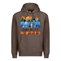 Coffee faith can move mountains Premium Hoodie - MaliasSmallBusiness