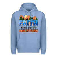 Colony Blue faith can move mountains Premium Hoodie - MaliasSmallBusiness