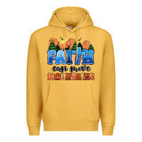Mustard faith can move mountains Premium Hoodie - MaliasSmallBusiness