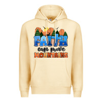 Pina Colada faith can move mountains Premium Hoodie - MaliasSmallBusiness