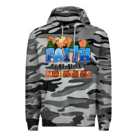 Slate Camo faith can move mountains Premium Hoodie - MaliasSmallBusiness
