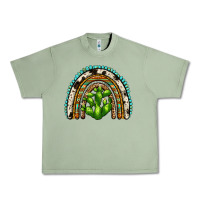 Western Cactus Rainbow Urban Heavy Tee | Teevron