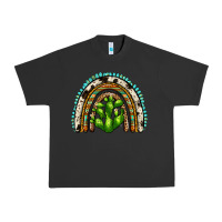Pigment Black western cactus rainbow Urban Heavy Tee - Zillion Design Studio