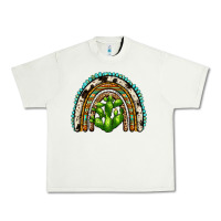 Pistachio western cactus rainbow Urban Heavy Tee - Zillion Design Studio